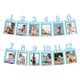 thumbnail image 1 of Decoración Pancartas Fotos Primer Cumpleaños Azul 12 Piezas, 1 of 3