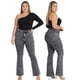 thumbnail image 5 of Jeans Flare Gris Mujer, 5 of 5