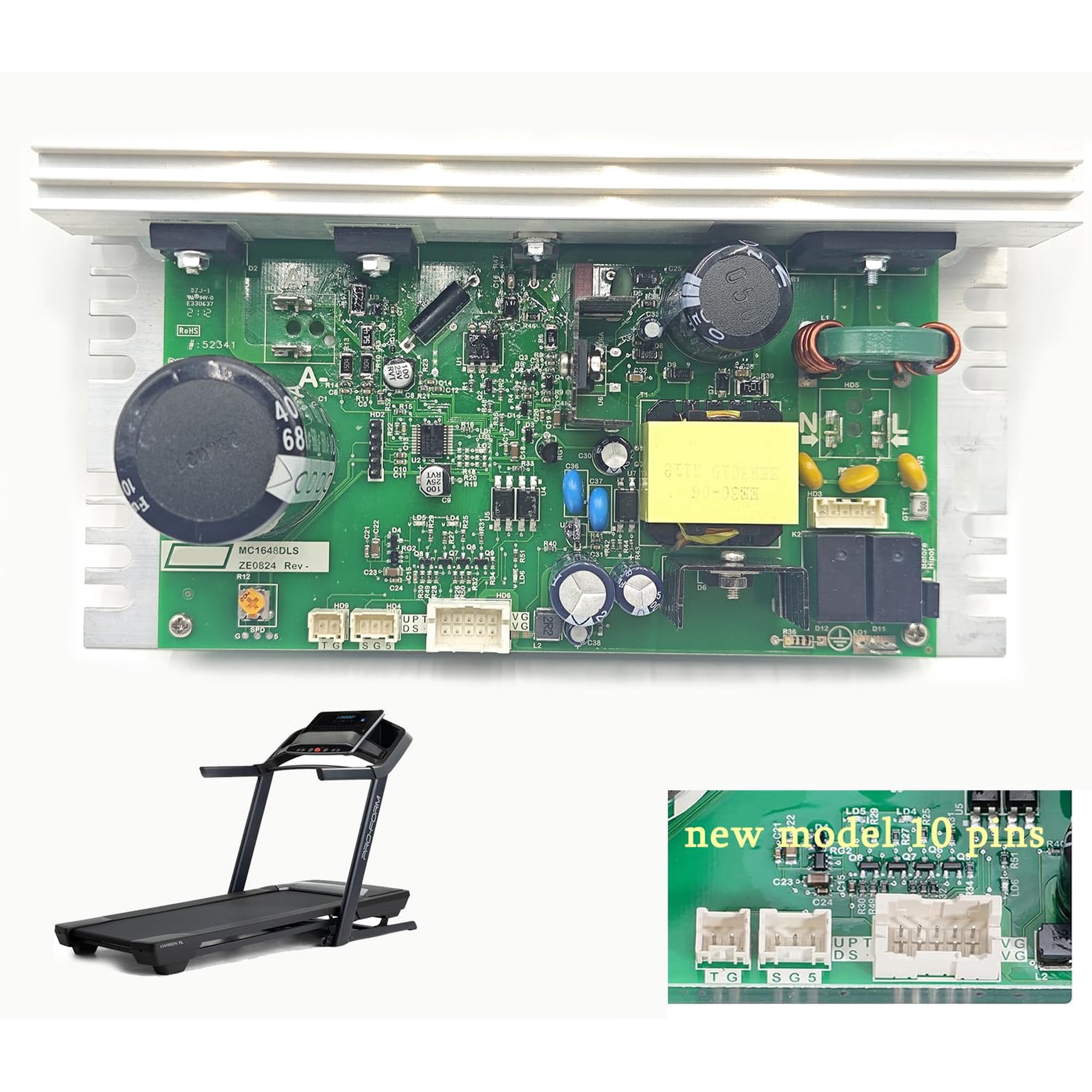 Camicinta - Placa De Control Para Cinta De Correr Mc1648dls-jst 406077 110v Ze0824