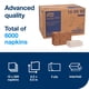 thumbnail image 2 of Servilleta dispensadora Tork Xpressnap White N4 de 2 capas, 12 x 500, 2 of 9