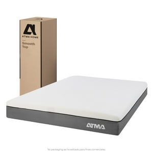 Atma Colchón Smooth Top 2 Plazas 29 Cm Ortopédico Blanco
