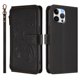 thumbnail image 2 of Funda Cartera Mariposa para [iPhone 13 Pro Max] con Soporte y Cremallera Negro, 2 of 6