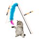 thumbnail image 3 of Varita para gato CATENEED 48 cm Juguete de plumas (6 unidades), 3 of 6