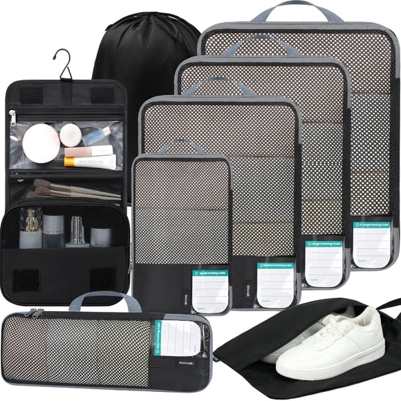 Set de Cubos de Empaque con Compresión BAGAIL para Viaje