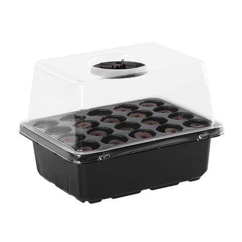 Magideal - Bandeja De Bandeja De Inicio De Semillas Bandeja De Propagación De Plántulas Reutilizable Bandeja De Semillas Bandeja De Plántulas Transpirable