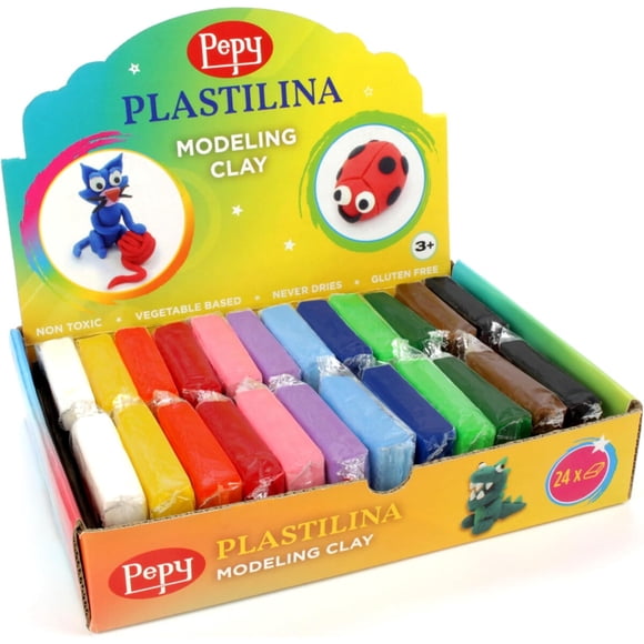 Plastilina para Modelar Pepy Plastilina 24 Barras