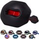 thumbnail image 1 of Protector bucal Oral Mart rojo/negro con correa desmontable, 1 of 8