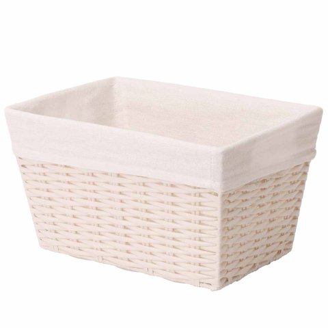 Canasto Cesta Organizadora Carry All Estilo Ratán S