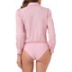 thumbnail image 3 of INSPIRE CHIC Camisa Leotardo para Mujer con Cuello Casual de Negocios con Botones Abajo Mangas Largas Body Top XL Rosa, 3 of 6