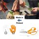 thumbnail image 2 of Tijeras de cocina Fiskars Classic 18 cm acero naranja, 2 of 9