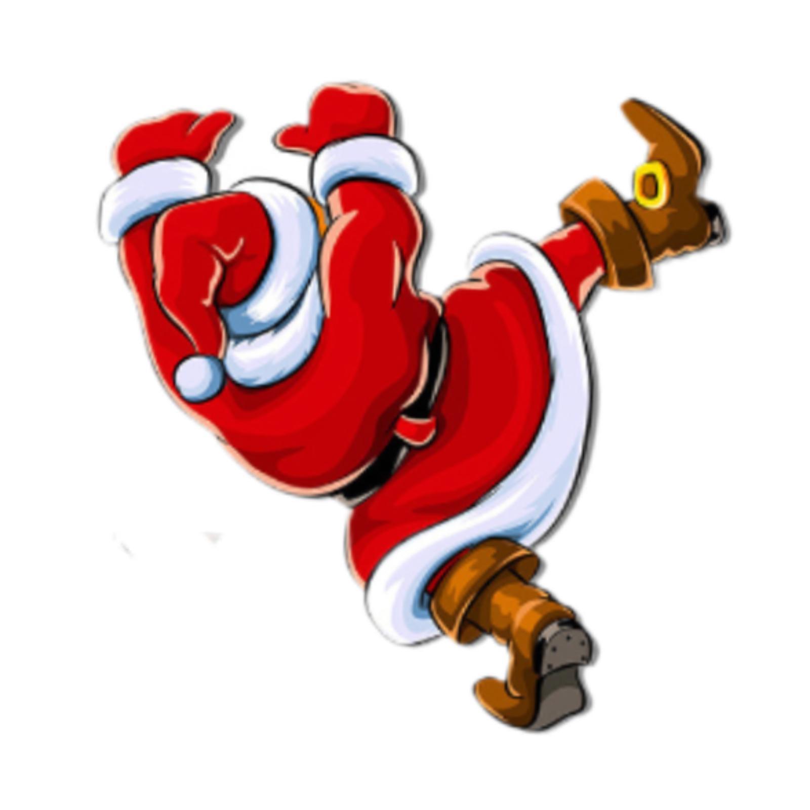 Bothyi - Pegatina Para Inodoro De Papá Noel, Decoración Navideña De Pvc Para Cocina, Baño Y Baño