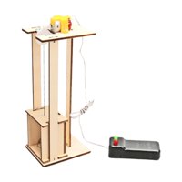 Magideal - Kit De Construcción De Ascensor Para Niños, Grúa Elevadora, Mejora La Capacidad Cognitiva, Experimento Científico, Juguete Educativo Para Adolescentes