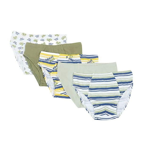 Calzoncillo Niño 5 Pack Verde Corona