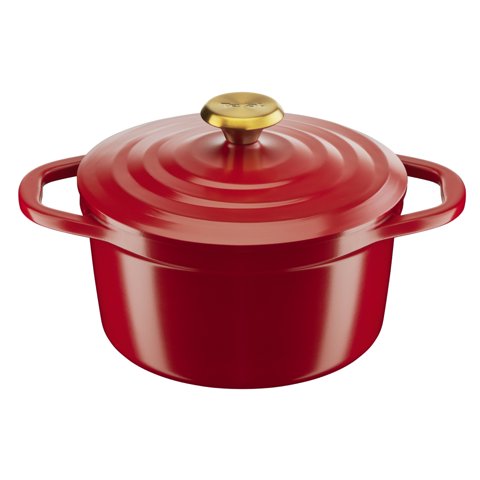 Tefal - Olla 20 Cm + Tapa Roja