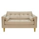 thumbnail image 1 of Sofa Retro 2c Felpa 01 Beige, 1 of 6