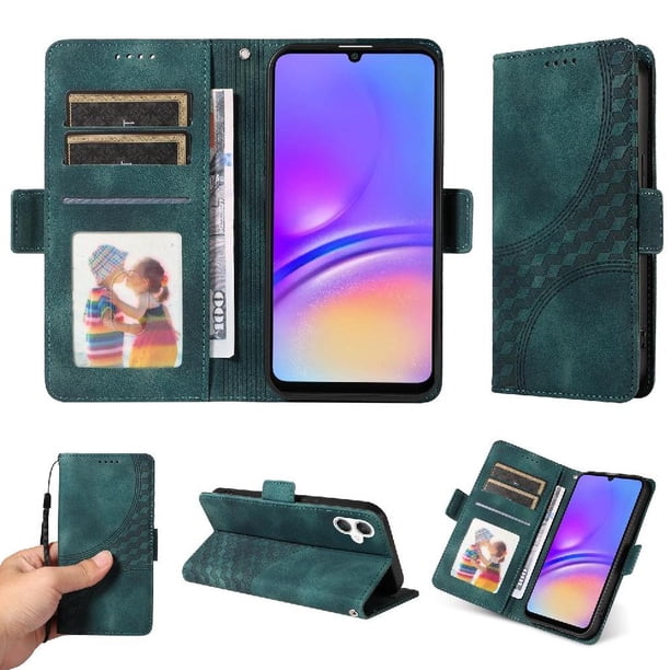 Carcasa FOXDOCK Samsung Galaxy A06 5G de cuero PU, diseño acolchado clásico, protección contra caídas y rayones