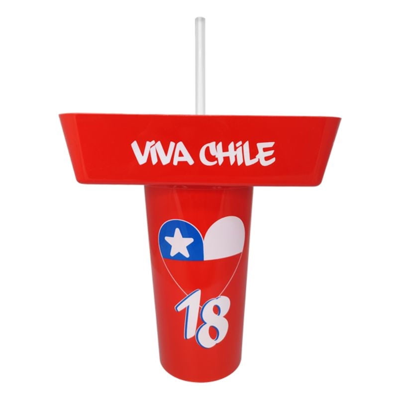 Vaso Snack Rojo 900 Ml Big Party