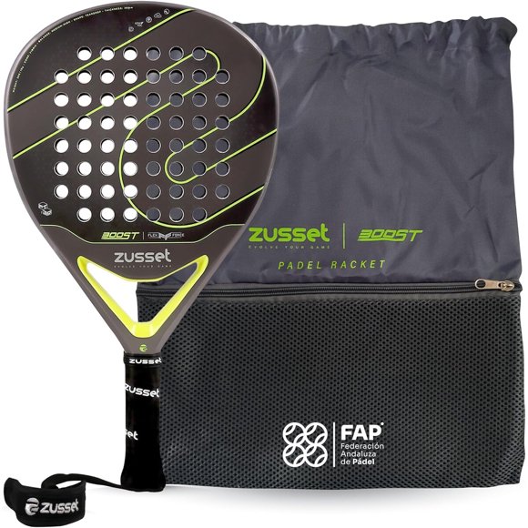 Pala de Pádel ZUSSET Boost 2025 Gota 365 g de Fibra