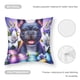 thumbnail image 5 of Bulldog Francés Fundas de almohada de terciopelo con tema, regalos de funda de almohada, decoración para el hogar, cojín de lanzar, regalo de cumpleaños para fans y parejas.30*30cm., 5 of 6