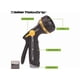thumbnail image 5 of Disparador trasero metálico con patrón 8 Nozzle Melnor RELAXGRIP, 5 of 5