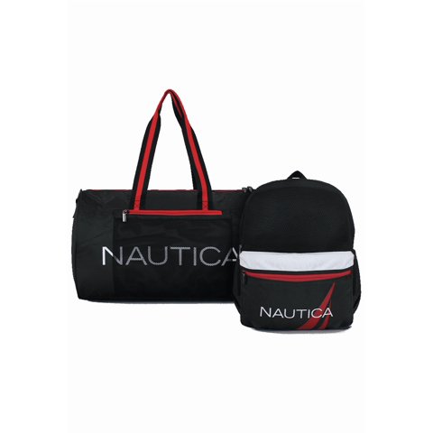 Bolso Aries + Mochila Stark Negra Nautica