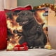 thumbnail image 4 of GODZILLA Fundas de almohada de terciopelo con tema, regalos de funda de almohada, decoración para el hogar, cojín de lanzar, regalo de cumpleaños para fans y parejas. 45cm x 45cm., 4 of 6