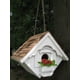 thumbnail image 2 of Casita para pájaros Home Bazaar Little Wren blanca para colgar, decorativa, 2 of 6
