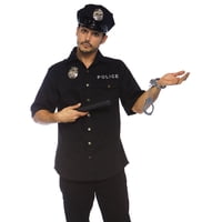 Disfraz Leg Avenue Police Officer Para Hombre, Color Negro, Talla Xl