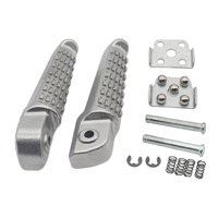 Ioensy - Kits De Reposapiés Estriberas Fáciles De Instalar Para Kawasaki Zx10R Zzr1200 Para La Parte Trasera