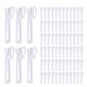 thumbnail image 1 of Ganchos para cortinas Senylanhxy, 80 unidades, de plástico, con pliegues ajustables, 1 of 6