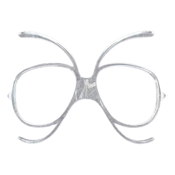 Adaptador de inserción para gafas de esquí, accesorios para gafas, transparente, fácil de usar, cómodo marco interior, portátil para motocross, esquí