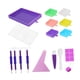 thumbnail image 5 of Kits De Bandejas De Pinturas De Diamantes 5D, Bandejas De Clasificación De Cuentas De Placa De Taladro Con Tapa Para Manualidades DIY, Multicolor, 5 of 5