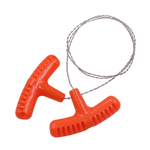 Ioensy - Sierra De Cadena De Acero Inoxidable Sierra De Cuerda De Emergencia Para Supervivencia Al Aire Libre