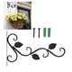thumbnail image 1 of Soporte Colgante Plantas Metal Macetero Exterior Jardin, 1 of 7