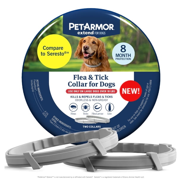 Collar PetArmor Extend para tratamiento de pulgas y garrapatas para perros grandes