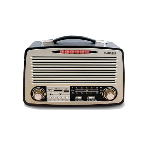 Audiopro - Parlante Retro Portátil Con Radio Y Bluetooth 5W - Ps