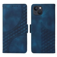 Carcasa Foxdock Iphone 13 De Cuero Pu, Diseño Acolchado Clásico, Protección Contra Caídas Y Rayones