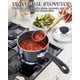 thumbnail image 5 of Juego de cacerolas Cook N Home 1 L y 2 L antiadherente negro, 5 of 7
