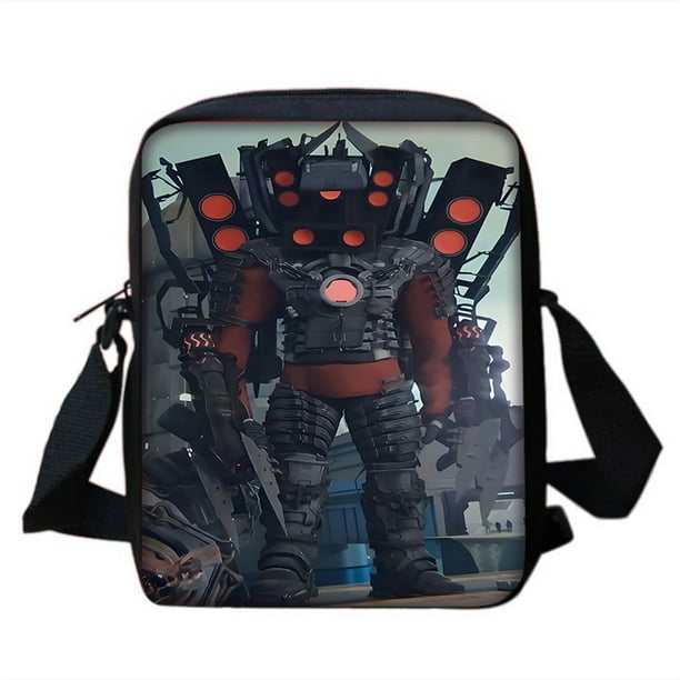 3 pcs set Skibidi Toilet Toilet School Child School Backpack With Shoulder Bag Pencil Bags School Bags for Boys Girls Best Gift