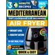 thumbnail image 1 of Freidora Cookbook Mediterranean Diet Air Fryer, más de 100 recetas, 1 of 1