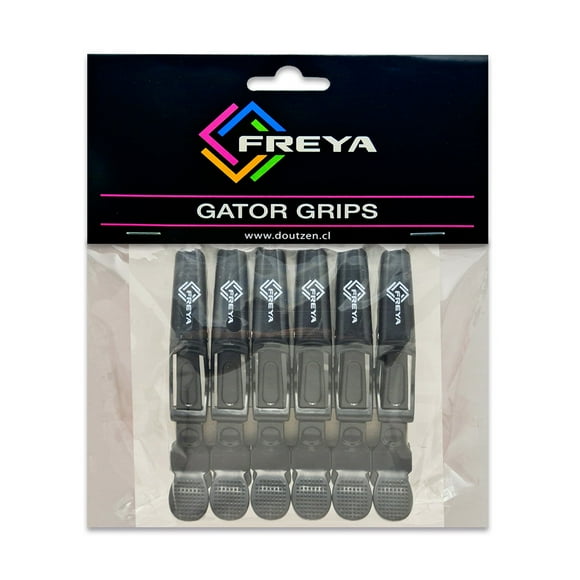 Set De Pinza Para Cabello Freya Negro x 6 UD