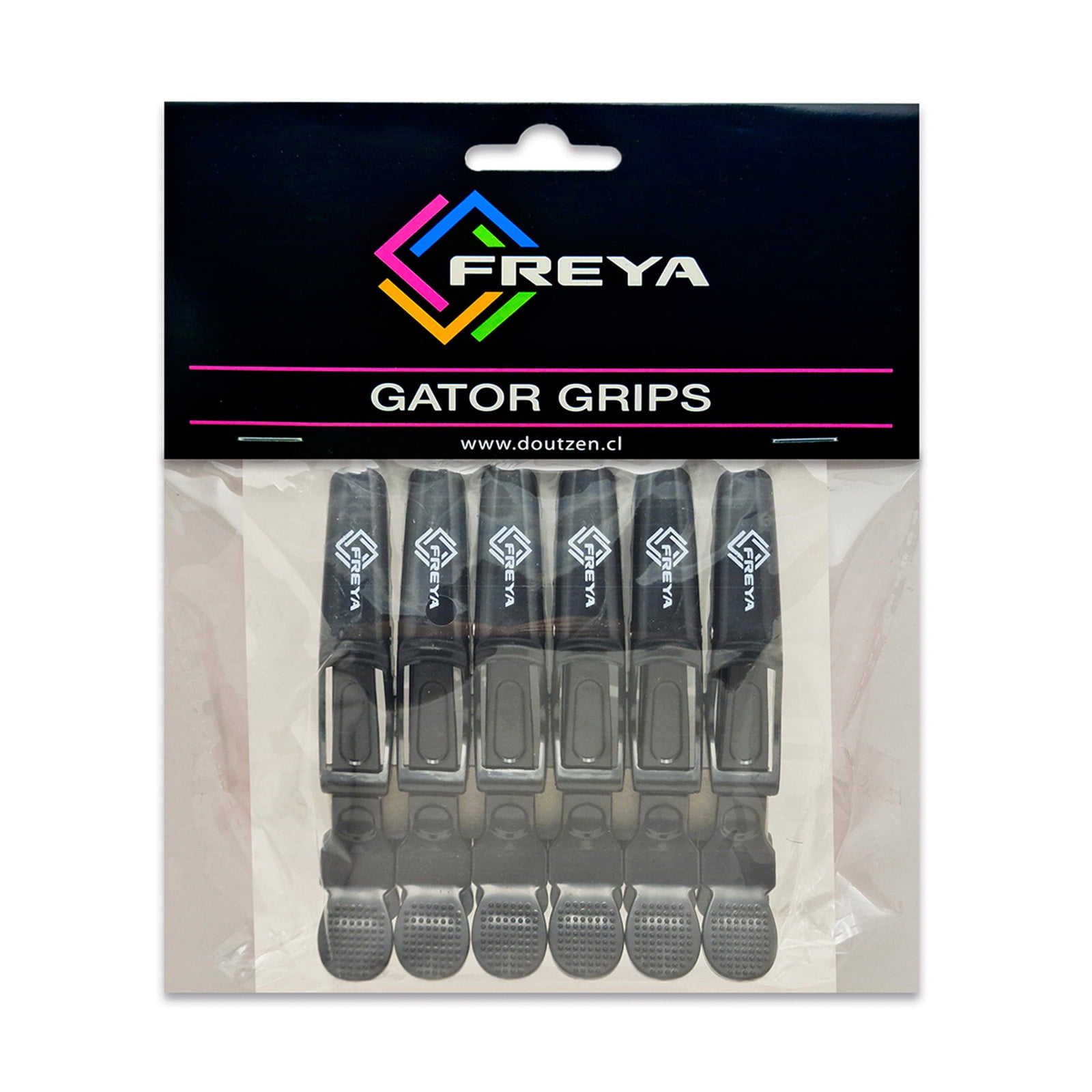 Set De Pinza Para Cabello Freya Negro X 6 Ud