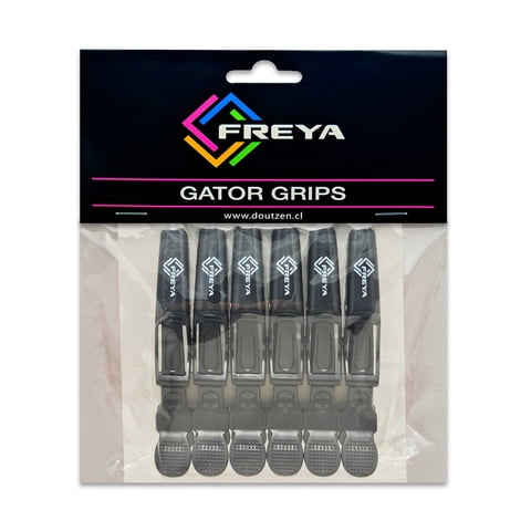 Set De Pinza Para Cabello Freya Negro X 6 Ud
