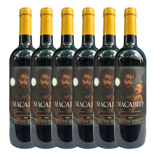 Vinos Insolentes - Pack 6x Vino Insolente Macabeo Gran Reserva Cabernet Carignan