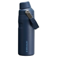 Botella De Agua Stanley Iceflow Fast Flow Con Aislamiento De 500 Ml, Color Azul Marino