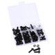 thumbnail image 4 of Kit Completo De Pernos De Carenado Para Motocicleta, 158 Uds., Clips De Sujeción, Tornillos, Color Negro, 4 of 5
