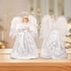thumbnail image 3 of Decoración para árbol de Navidad Rcrirth, diseño de ángel blanco con luces, 32 cm, 3 of 7