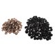 thumbnail image 2 of 100 piezas de plástico negro ojos de seguridad con respaldos para muñecas bricolaje 18mm, 2 of 4