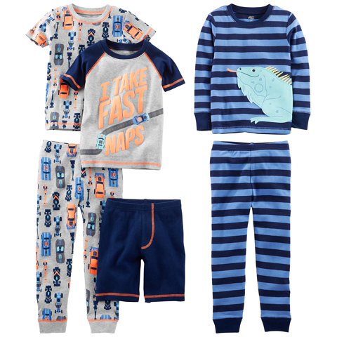 Conjunto De Pijama Simple Joys By Carter'S Boys, 6 Piezas, Algodón 5T