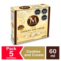 Helado Paleta Mini Cookie And Cream Caja 300 Ml Magnum